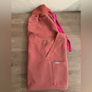 Figs scrub set (mauve)